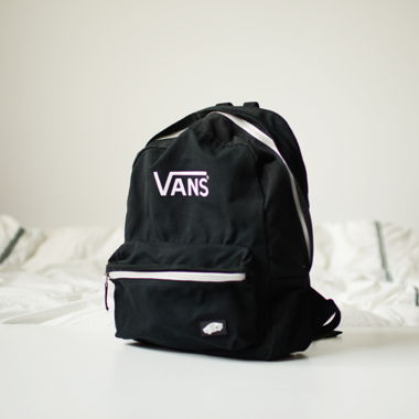 black vans backpack