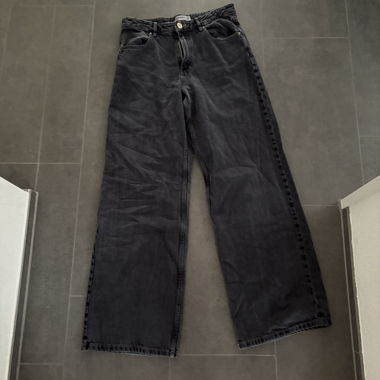 Wide Leg Jeans black