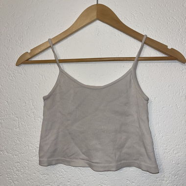 Haut spaghetti côtelé Brandy Melville