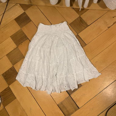 Jupe d'été blanche