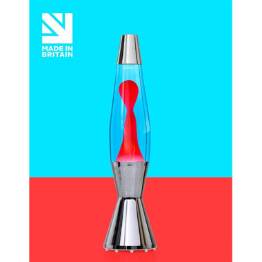 Mathmos Astrobaby Lavalampe Special Blue-Red