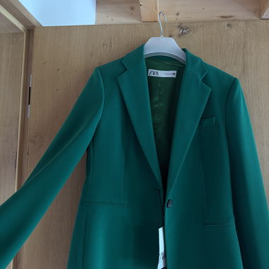 Veste blazer Zara verte