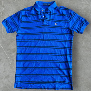 VINTAGE RALPH LAUREN POLOSHIRT GESTREIFT -GR. M-