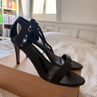Black high heels