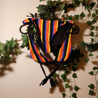 Bikini a righe colorato di Calzedonia in vendita taglia S