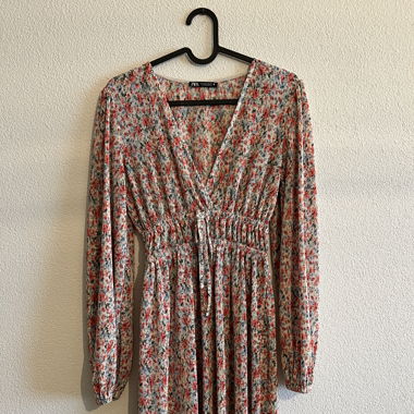Airy Multicolor Floral Dress