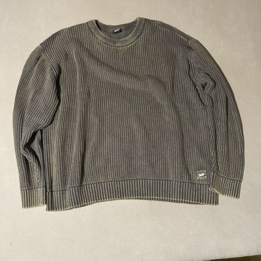 Grey knit sweater
