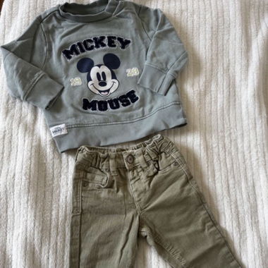 Mickey Mouse - Set Pull et Jeans - Taille 74cm