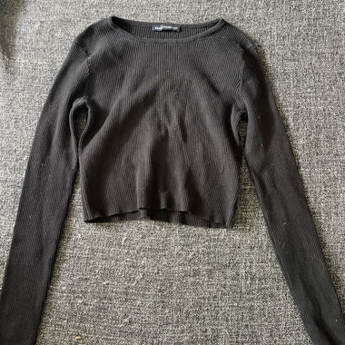 maglia a maniche lunghe nera