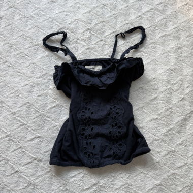 Top vintage con bretelle Abercrombie