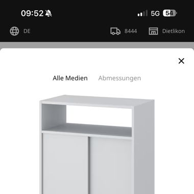 IKEA SPIKSMED Schrank mit Schiebetüren
