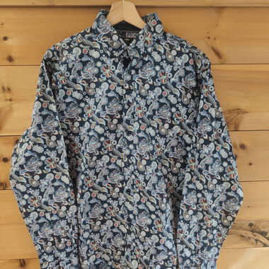 Camicia Paisley con motivo floreale