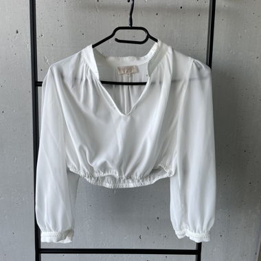 Weisse Bluse, Gr. 38