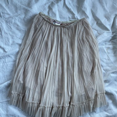 Gonna in tulle rosa chiaro ballerina core vintage