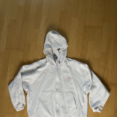 White Stella McCartney zip up hoodie adidas