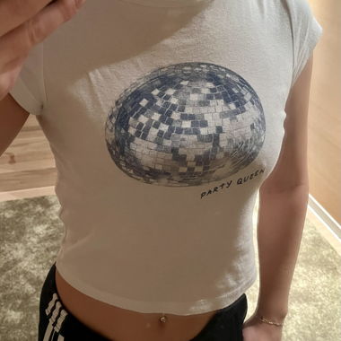 subdued disco ball shirt