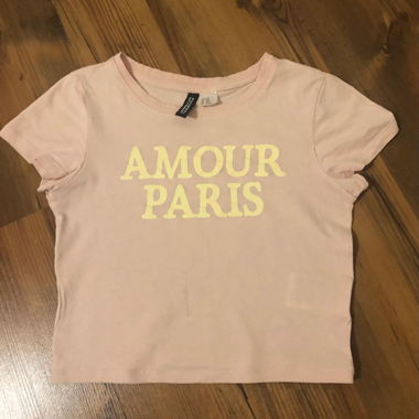 Pink crop top