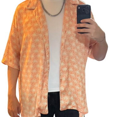 Zara Hemd mit Palmen