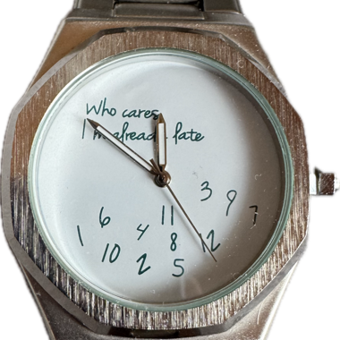 Orologio da polso analogico al quarzo in acciaio inox con doppia fibbia