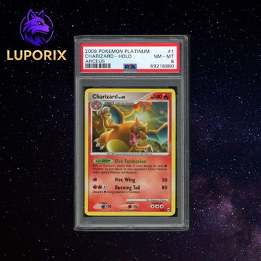 Pokemon PSA 8 Charizard 1/99 ArceuS
