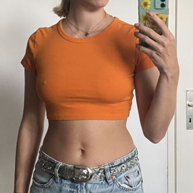crop top orange 