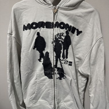 Moremoneymorelove zip up hoodie
