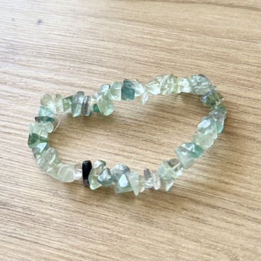 Regenbogen-Fluorit-Kristallarmband