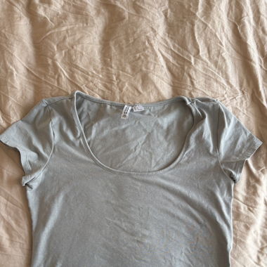 Top t-shirt basique gris 