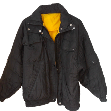 Doudoune noire vintage 