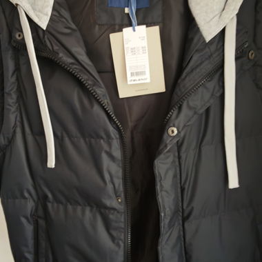 Gilet imbottito BLEND da uomo con cappuccio – taglia L 