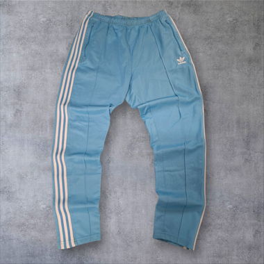 Pantaloni Track Adidas Firebird Openleg Hellblau Taglia L
