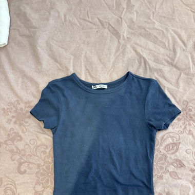 Blaues Zara T-Shirt