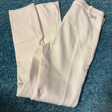 Pantalon d'équitation de concours blanc