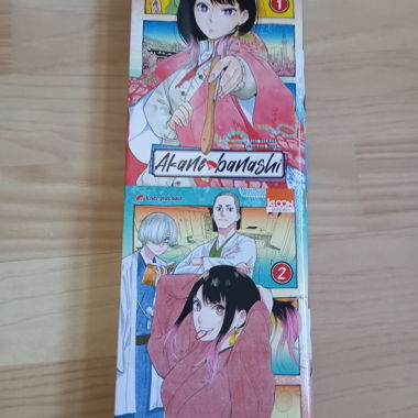 Volumi 1 e 2 del manga Akane-banashi