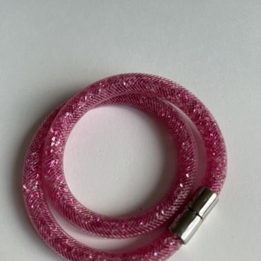 Swarovski Bracelet, Pink, Sparkling