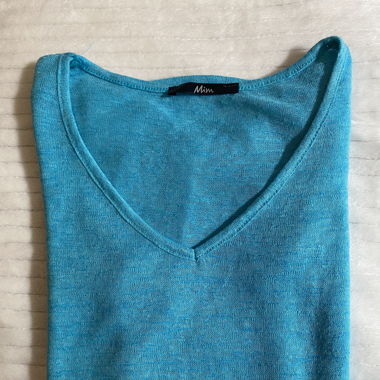 T-shirt bleu clair 