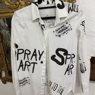 Camicia Bianca con Stampa