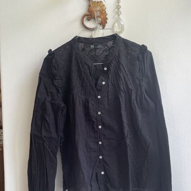Schwarze Bluse