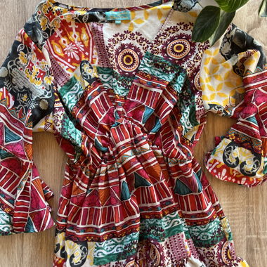 Robe colorée