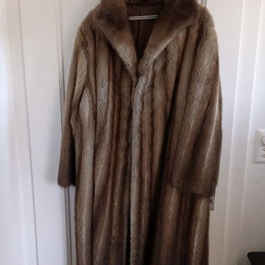 Manteau en castor musqué