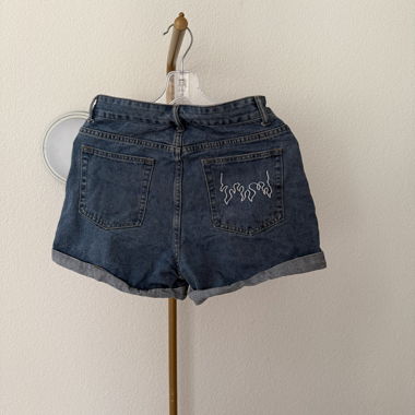 High-Waisted Denim Shorts