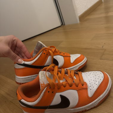 Nike dunks orange