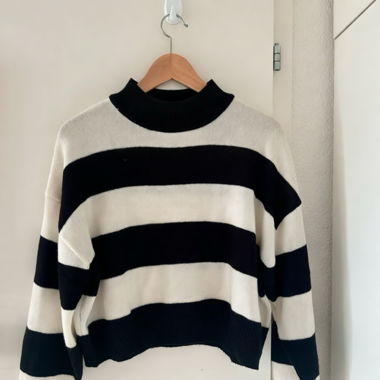 Striped Knit Sweater