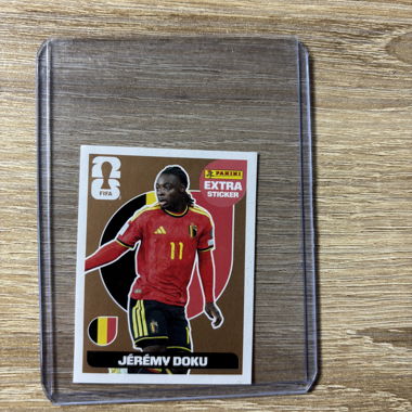 Panini FIFA Extra Sticker Bronze Jérémy Doku