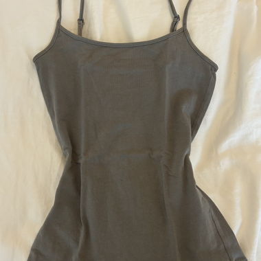 Grey Tank Top with Straps