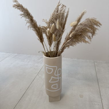 Trockenblumen Vase