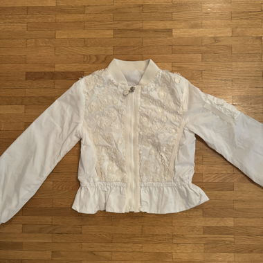 Giacca bianca per bambini Moncler 3-4 anni