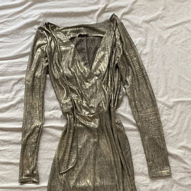Shiny Golden Dress
