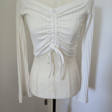 Weisses Off-Shoulder Top NA-KD Gr. S