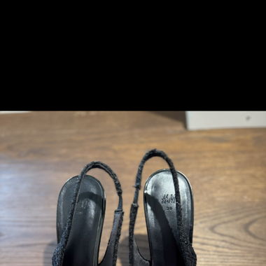 h&m heels black
